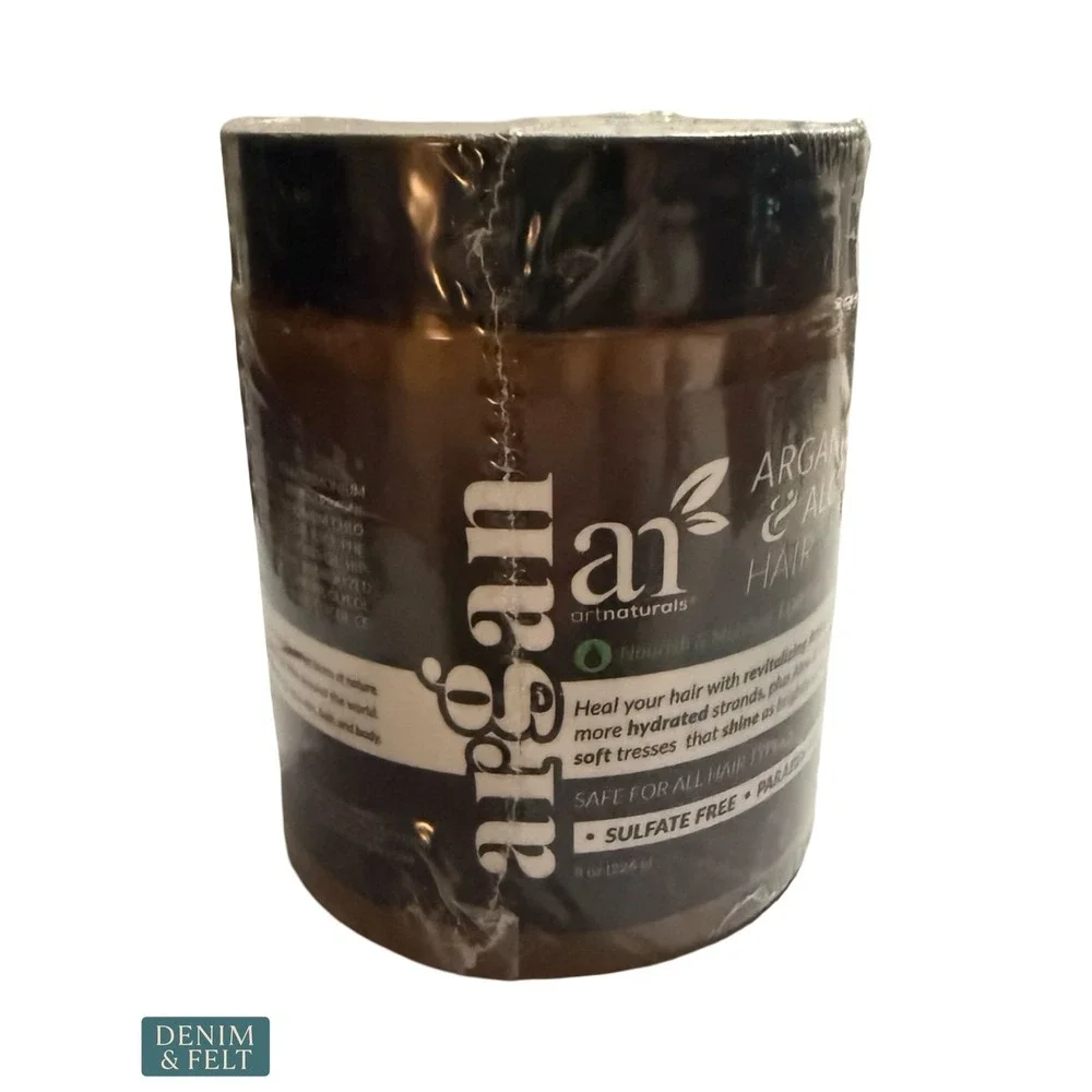 NEW ArtNaturals Argan Oil Aloe Hair Mask 8oz Deep Conditioning Repair Treatment